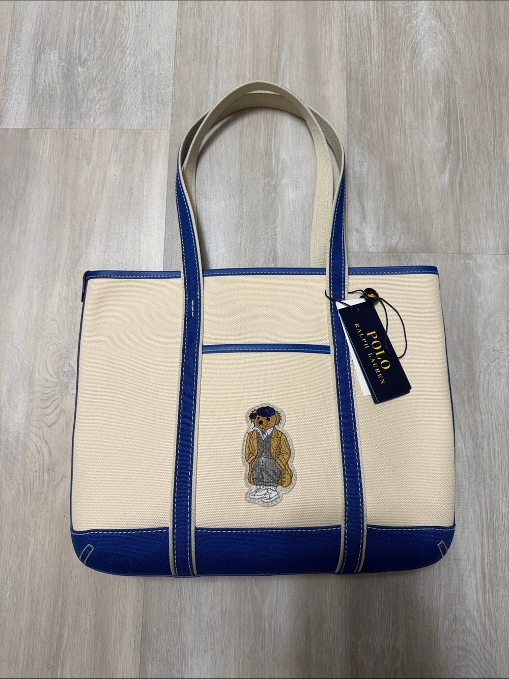 RALPH LAUREN BEAR TOTE NWT